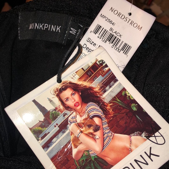 🖤MINKPINK🖤BLACK KEYHOLE AND OPEN BACK DRESS🖤 - Picture 6 of 7